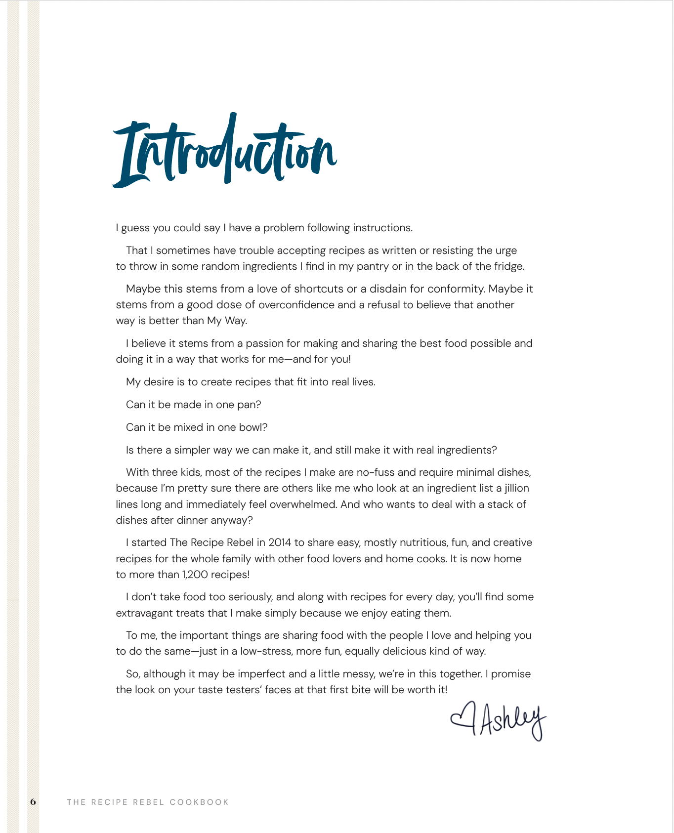 The Recipe Rebel Cookbook